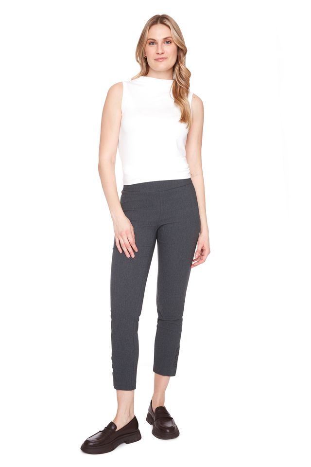 Up! Mist Techno Button Vent Pull On Ankle Pant