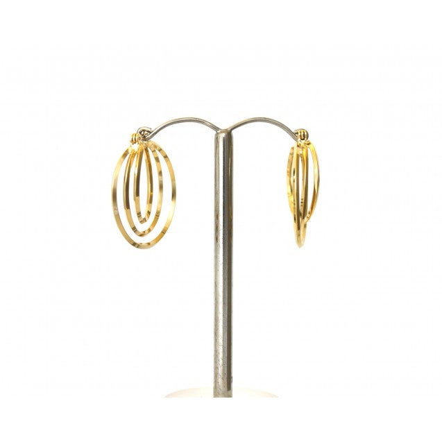 Evershine Triple Layer Hoop Earrings in Silver, Gold or Rose Gold