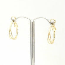 Load image into Gallery viewer, Evershine Triple Twine Hoop Earrings in Silver or Gold
