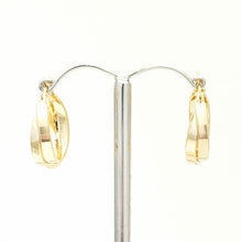 Load image into Gallery viewer, Evershine Criss Cross Double Hoop Earrings in Silver or Gold
