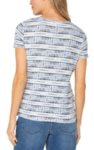 Load image into Gallery viewer, Liverpool Indigo Short Sleeve Knit Tee
