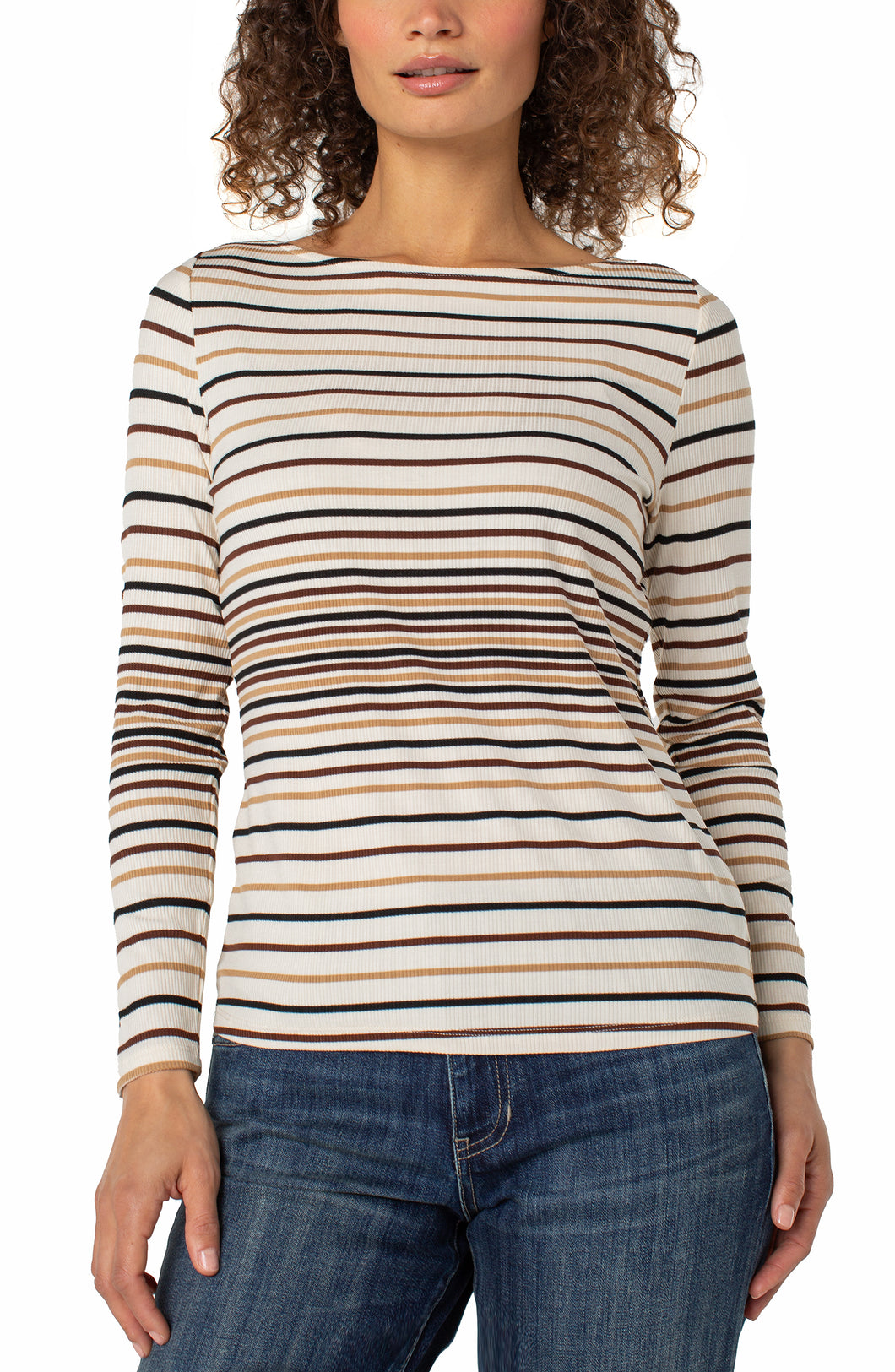 Liverpool Multi Stripe Long Sleeve Tee
