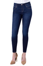 Load image into Gallery viewer, Liverpool Payette Dark Gia Glider Ankle Skinny Pull On Eco Mid-Rise Jeans
