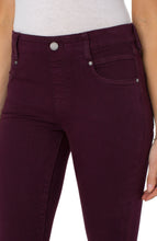Load image into Gallery viewer, Liverpool Gia Glider Ankle Skinny Pull-On Pant/Jean in Brunette or Raisin
