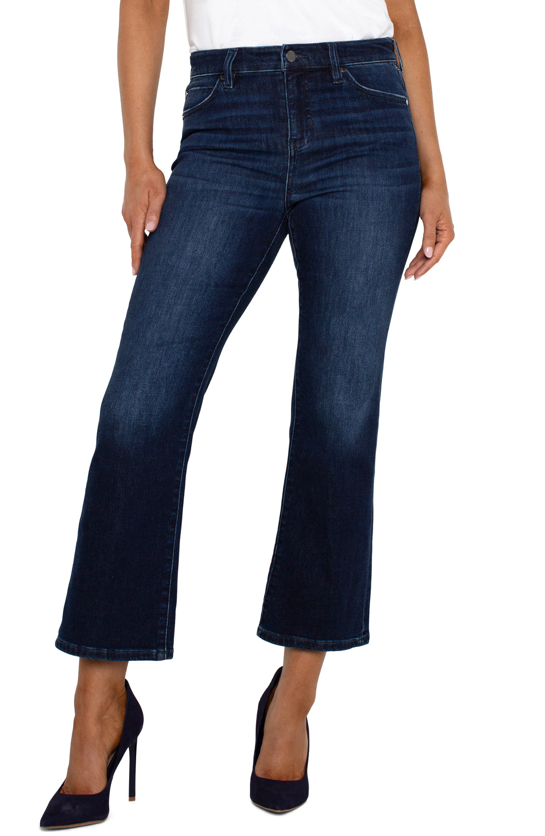 Liverpool Upland Hannah Crop Flare Jeans