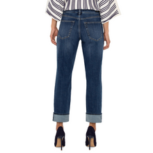 Load image into Gallery viewer, Liverpool Rushland (Medium Blue) Marley Girlfriend Cuffed Mid-Rise Eco Jeans
