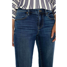 Load image into Gallery viewer, Liverpool Rushland (Medium Blue) Marley Girlfriend Cuffed Mid-Rise Eco Jeans
