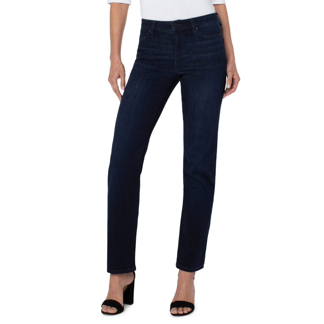 Liverpool Halifax Kennedy Straight Leg Mid-Rise Eco Jeans