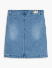 Load image into Gallery viewer, Lois Simone Medium Wash Relaxed Fit Denim Skirt
