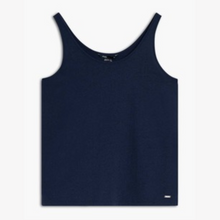 Load image into Gallery viewer, Lois Sadie Basic Scoop Neck Cami in Navy or White
