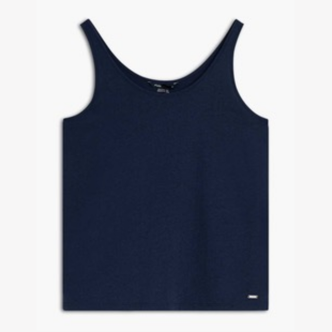 Lois Sadie Basic Scoop Neck Cami in Navy or White