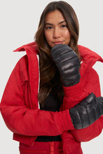 Load image into Gallery viewer, Noize North Woven Puffer Insulated Mitten in Black or Wine
