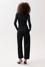 Load image into Gallery viewer, Beau Sateen Seamed Crescent Leg Pant
