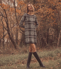 Load image into Gallery viewer, Hatley Abigail Caviar Plaid Sweater Dress
