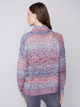 Load image into Gallery viewer, Charlie B Multi-Colour Mock Neck Raglan Sleeve Pullover Sweater
