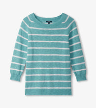 Load image into Gallery viewer, Hatley Mariner Sweater in Aruba Blue or White - 100% Cotton
