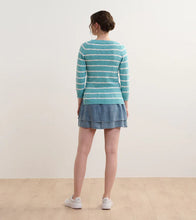 Load image into Gallery viewer, Hatley Mariner Sweater in Aruba Blue or White - 100% Cotton
