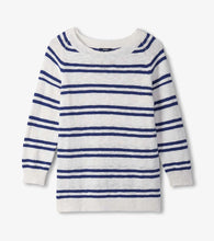 Load image into Gallery viewer, Hatley Mariner Sweater in Aruba Blue or White - 100% Cotton
