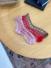 Load image into Gallery viewer, Sheer French Window Socks
