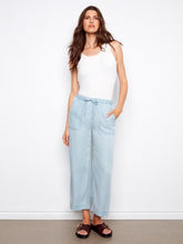 Load image into Gallery viewer, Charlie B Tencel Wide Leg Jogger Pants
