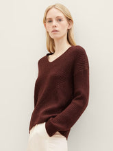 Load image into Gallery viewer, Tom Tailor Cozy Knit V-Neck Sweater in Various Colours
