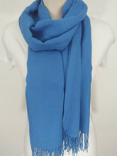 Load image into Gallery viewer, Turkish Narrow Pashmina Wrap with Fringe in a Variety of Colours
