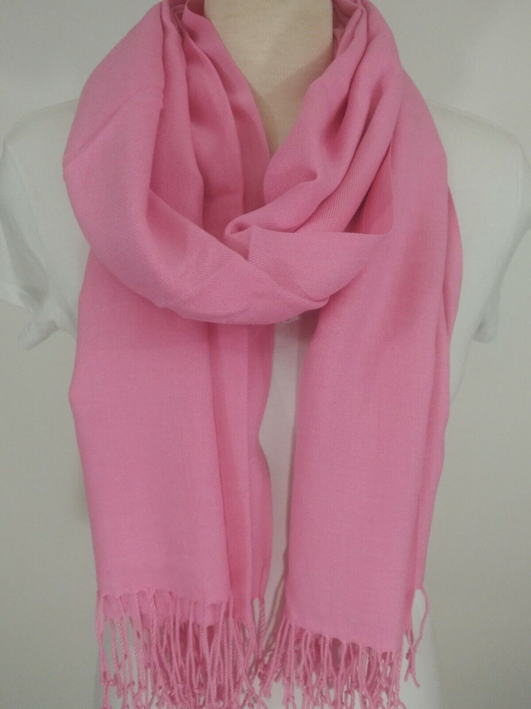 Turkish Soft Wide Pashmina Wrap with Fringe in Varied Colours