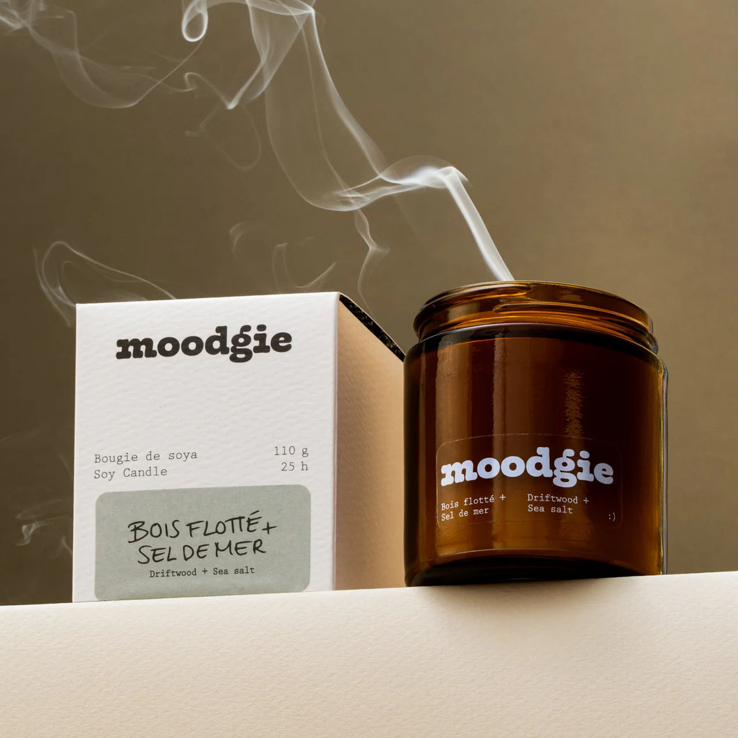 Moodgie Driftwood + Sea Salt 4 oz. Candle
