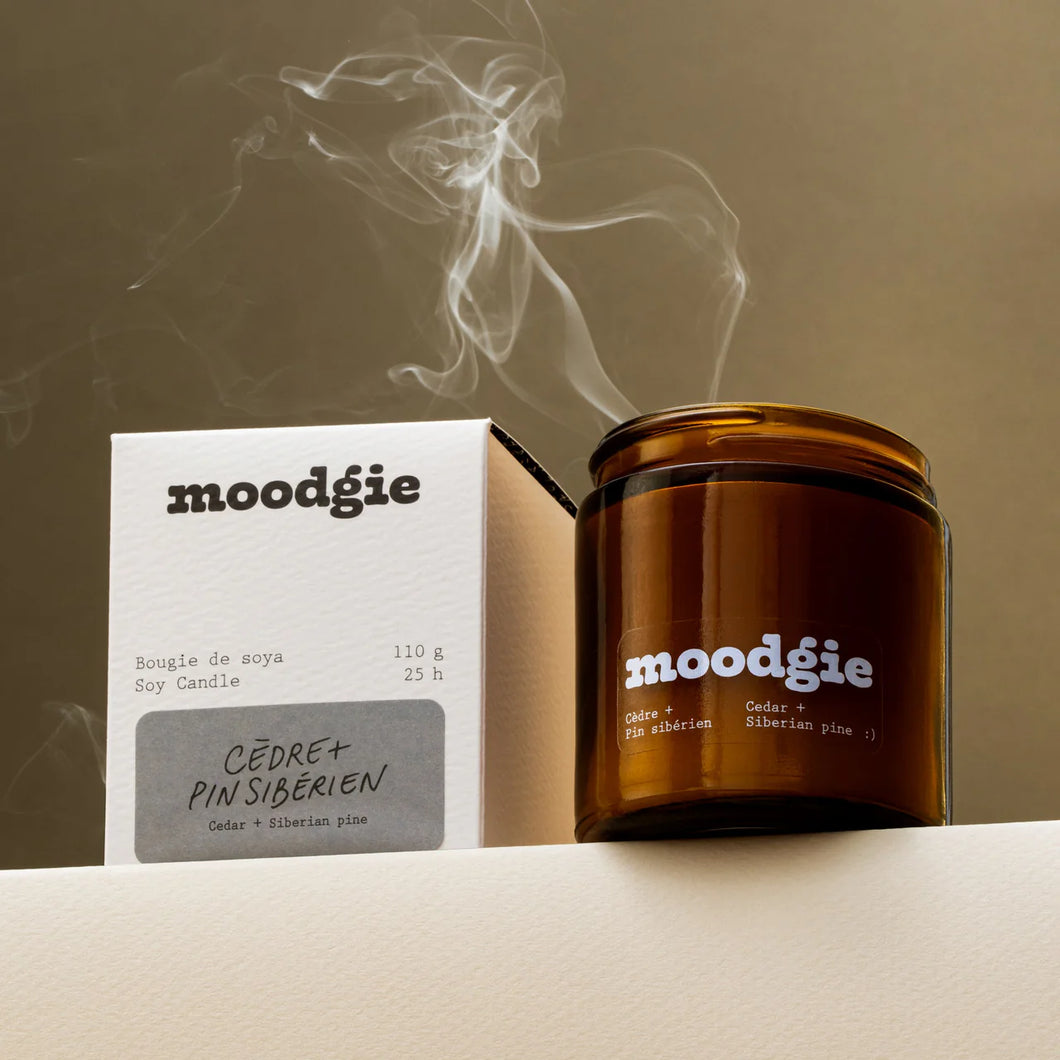 Moodgie Cedar + Siberian Pine 4 oz. Candle