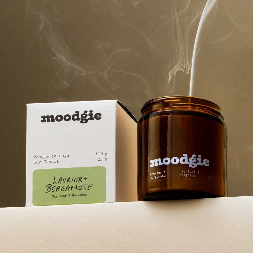 Moodgie Bay Leaf + Bergamot 4 oz. Candle