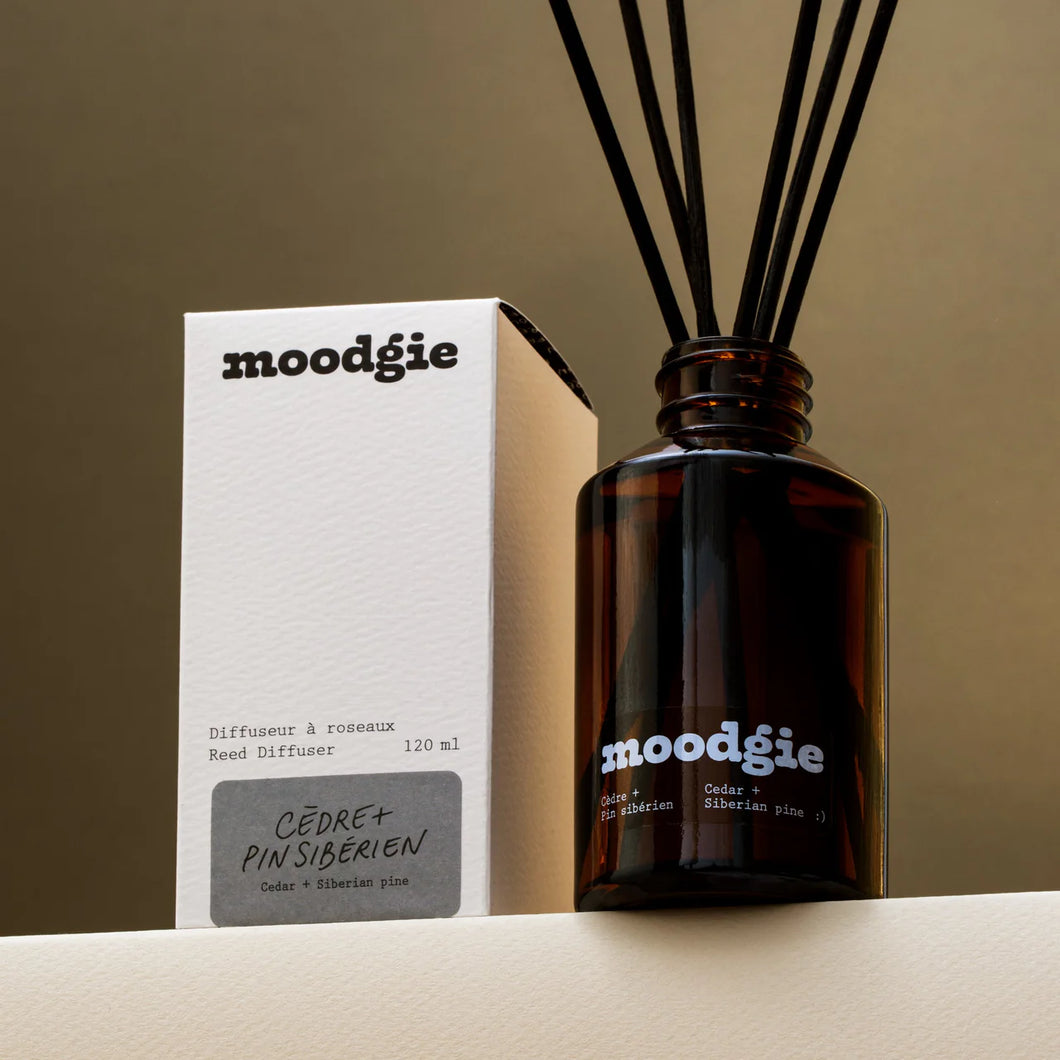 Moodgie Cedar + Siberian Pine Reed Diffuser