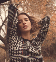 Load image into Gallery viewer, Hatley Abigail Caviar Plaid Sweater Dress
