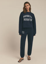 Load image into Gallery viewer, Favorite Daughter Cropped Collegiate Sweatshirt

