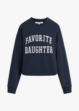 Load image into Gallery viewer, Favorite Daughter Cropped Collegiate Sweatshirt
