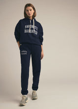Load image into Gallery viewer, Favorite Daughter Navy Collegiate Jogger
