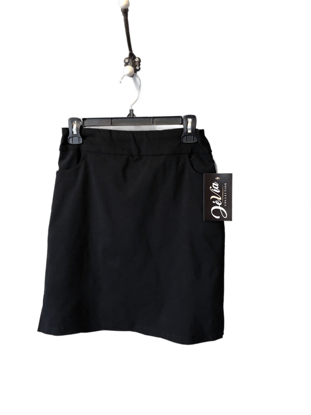 DeVia Black Skort With Pockets