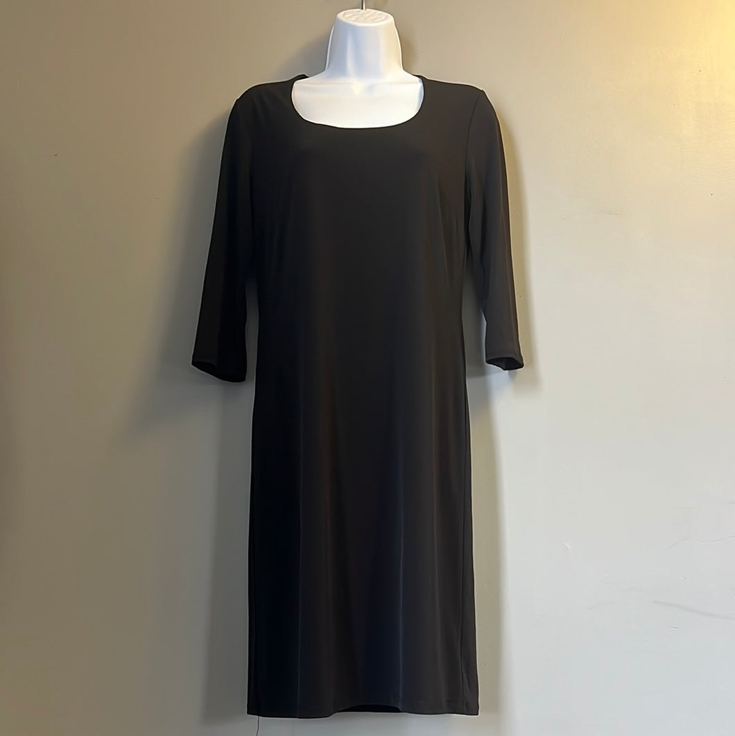Soft Works Black Basic 3/4 Sleeve Dress