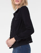 Load image into Gallery viewer, Liverpool Black Rinse Classic Stretch Jean Jacket
