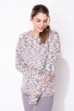 Load image into Gallery viewer, Escape By Habitat Pink Long Sleeve Roll Crew Neck Colourwash Sweater
