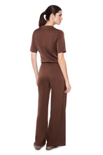 Load image into Gallery viewer, UP! Belize Satin Wide Leg Full Length Pant

