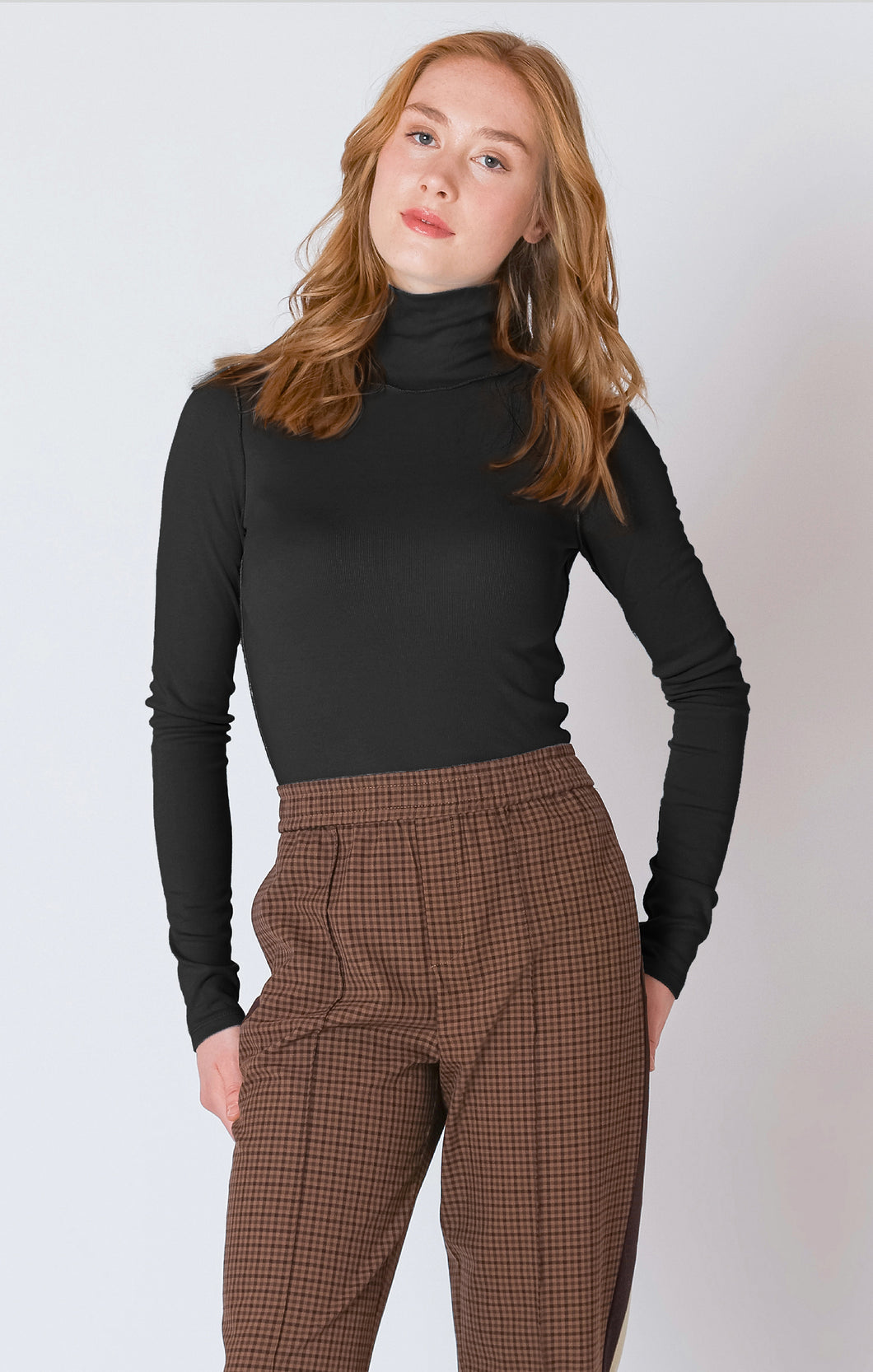 Dex Exposed Seam Turtleneck