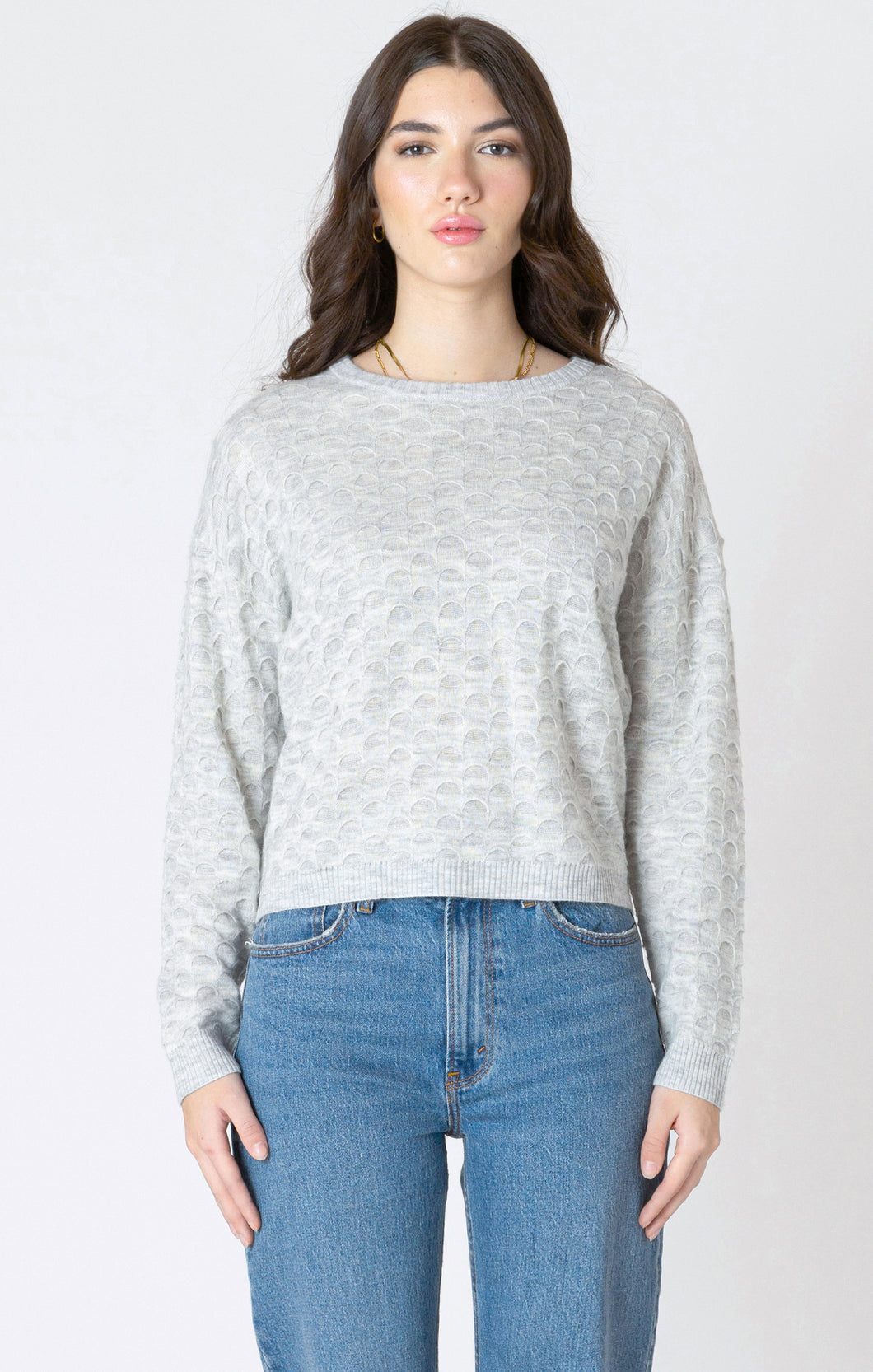 Dex Scalloped Stitch Sweater