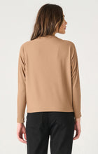 Load image into Gallery viewer, Dex Mock Neck Long Sleeve Ribbed Top in Black or Camel
