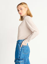 Load image into Gallery viewer, Dex Ribbed Mock Neck Long Sleeve Knit Top in Sandstone or Slate

