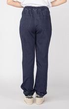 Load image into Gallery viewer, Dex Knit Denim Jogger in Dark Indigo Wash
