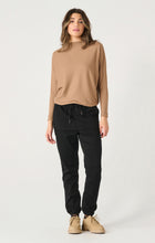 Load image into Gallery viewer, Dex Mock Neck Long Sleeve Ribbed Top in Black or Camel
