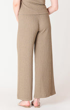 Load image into Gallery viewer, Dex Taupe Textured Flowy Pull On Wide Leg Pants
