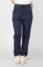 Load image into Gallery viewer, Dex Knit Denim Jogger in Dark Indigo Wash
