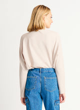 Load image into Gallery viewer, Dex Ribbed Mock Neck Long Sleeve Knit Top in Sandstone or Slate
