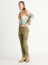 Load image into Gallery viewer, Dex Copper/Green Gradient Button Front Cropped Cardigan
